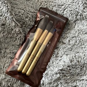 MOTD Cosmetics Gold Goddess Face Brush Set